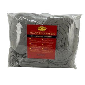 Berkshire Polar Fleece Sheets | Grey | Queen